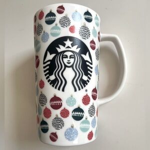 Starbucks 2016 Christmas Holiday‎ Jingle Ball Ornament Coffee Cup Tall Mug 16 Oz